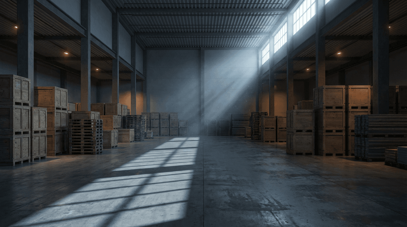 Cargo inside Rotterdam port warehouse